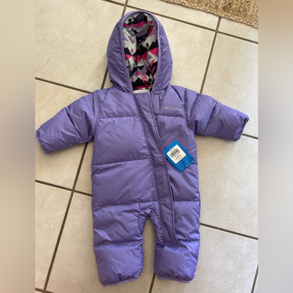 Columbia down infant bunny bunting